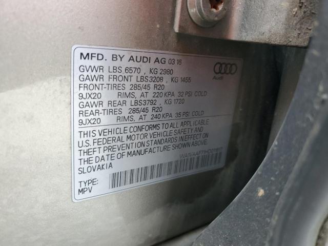 2017 AUDI Q7 PRESTIG WA1VAAF71HD011617