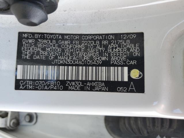 2010 TOYOTA PRIUS #3319845152