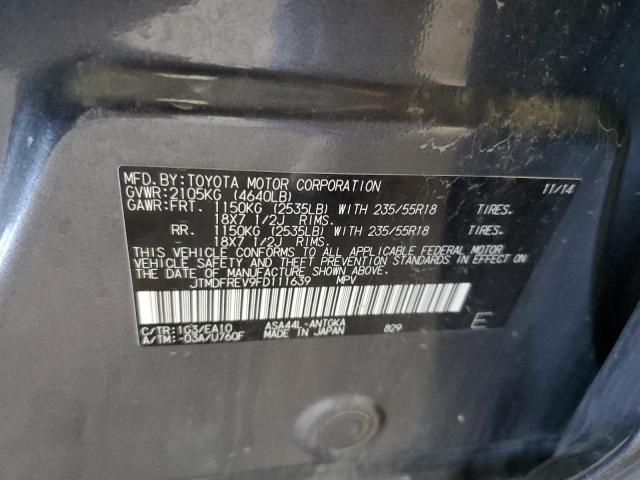2015 TOYOTA RAV4 LIMIT JTMDFREV9FD111639