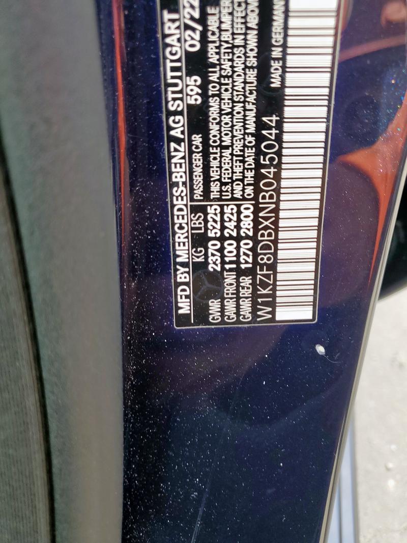 2022 MERCEDES-BENZ E 350 - W1KZF8DBXNB045044