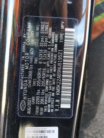 2022 HYUNDAI KONA SEL - KM8K22AB9NU819521