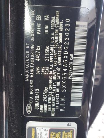 2013 KIA OPTIMA SX - 5XXGR4A6XDG230230