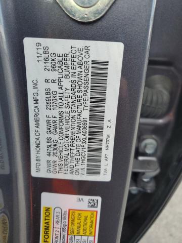 2020 HONDA ACCORD SPO - 1HGCV1F3XLA036591