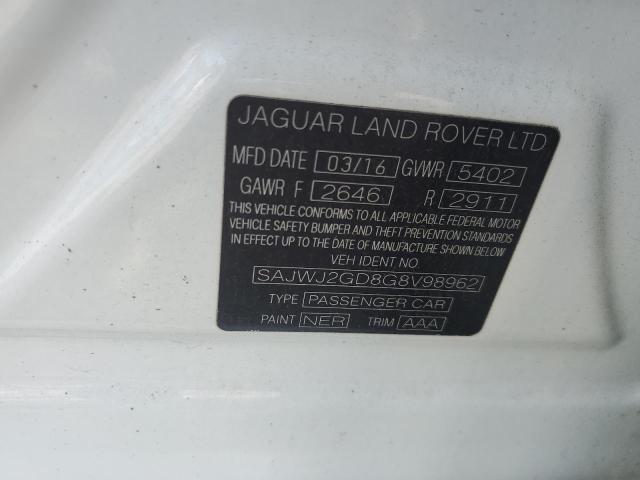 2016 JAGUAR XJL PORTFO SAJWJ2GD8G8V98962