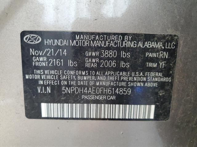 2015 HYUNDAI ELANTRA SE - 5NPDH4AE0FH614859