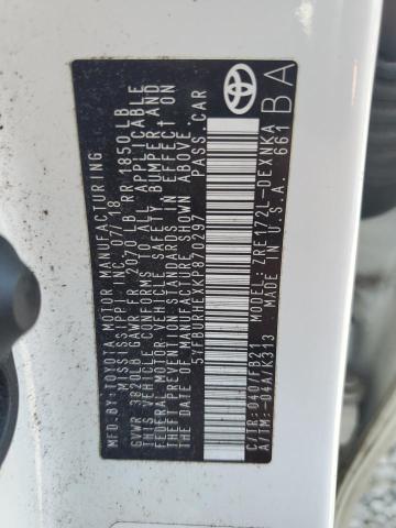 2019 TOYOTA COROLLA L - 5YFBURHEXKP870297