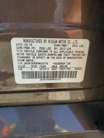 2015 INFINITI Q50 BASE JN1BV7AR9FM404774