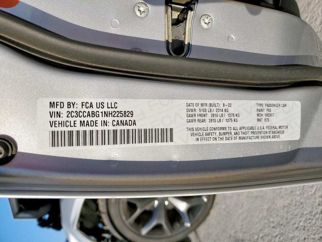 2022 CHRYSLER 300 S 2C3CCABG1NH225829