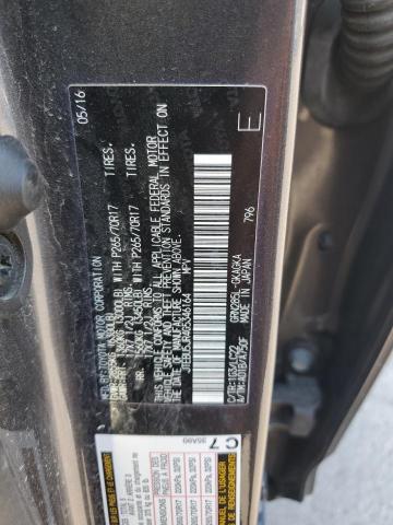 2016 TOYOTA 4RUNNER SR - JTEBU5JR4G5346164