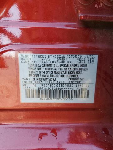 2021 NISSAN SENTRA SV 3N1AB8CV9MY295988