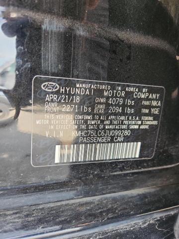 2018 HYUNDAI IONIQ SEL - KMHC75LC6JU099280