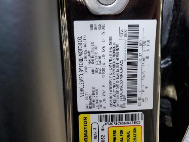 2021 FORD BRONCO SPO 3FMCR9C6XMRA34925