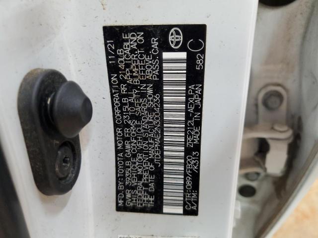 2022 TOYOTA COROLLA LE JTDEPMAE2N3004236