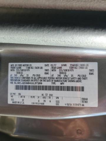 2017 LINCOLN MKC SELECT 5LMCJ2D98HUL57289