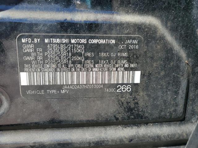 2017 MITSUBISHI OUTLANDER JA4AD2A37HZ013004