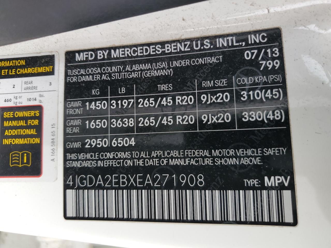 MERCEDES-BENZ M-CLASS 350 BLUETEC