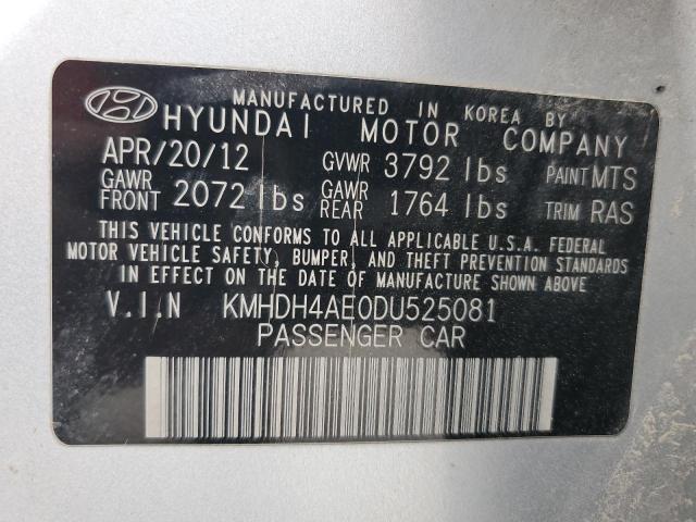 2013 HYUNDAI ELANTRA GL - KMHDH4AE0DU525081