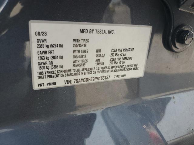 2023 TESLA MODEL Y 7SAYGDEE9PA163137