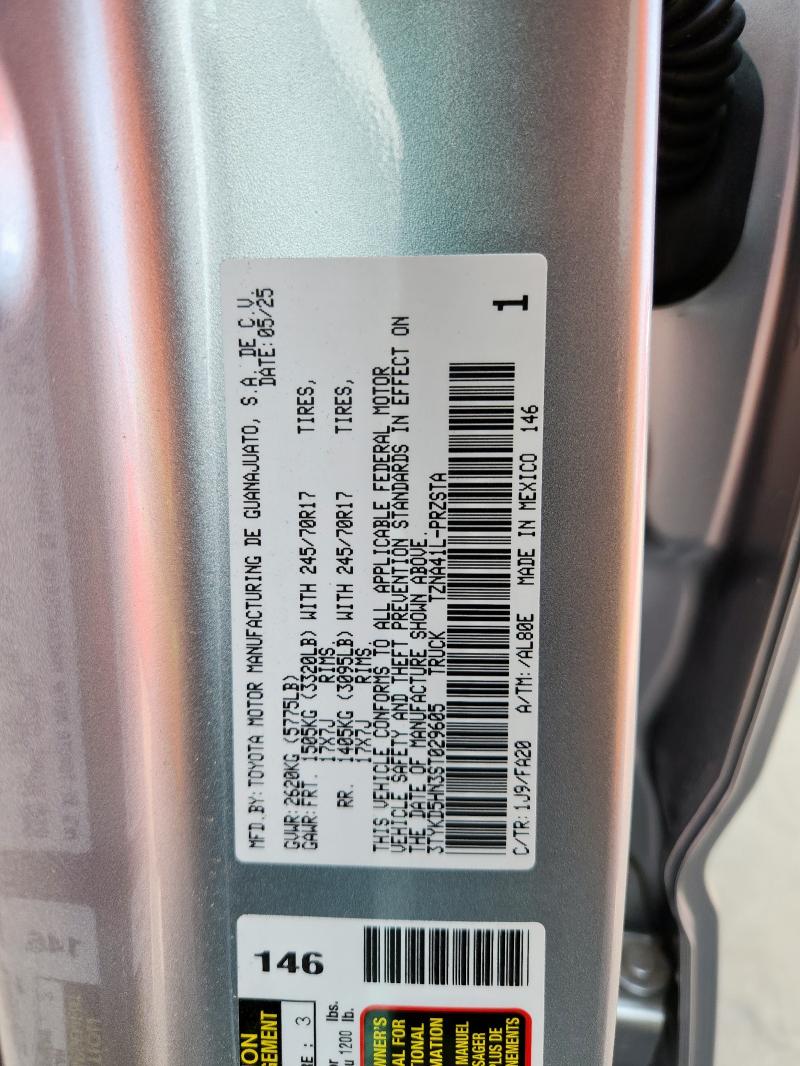 2025 TOYOTA TACOMA - 3TYKD5HN3ST029605