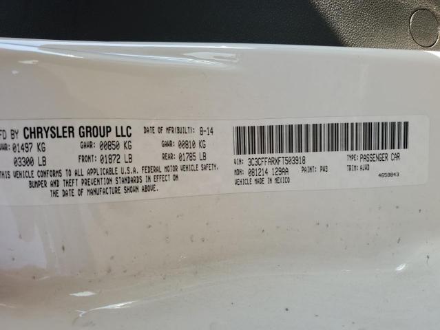 2015 FIAT 500 POP 3C3CFFARXFT503918