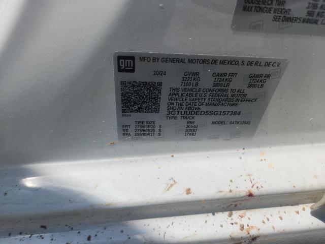 2025 GMC SIERRA K1500 SLT 3GTUUDED5SG157384