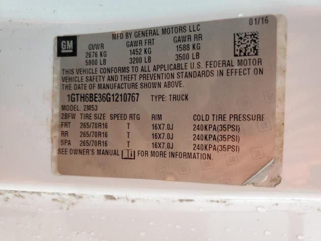2016 GMC CANYON 1GTH6BE36G1210767