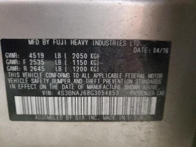 2016 SUBARU LEGACY 2.5 - 4S3BNAJ68G3054853