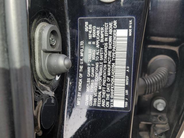 2018 HONDA CIVIC LX - SHHFK7H26JU420284