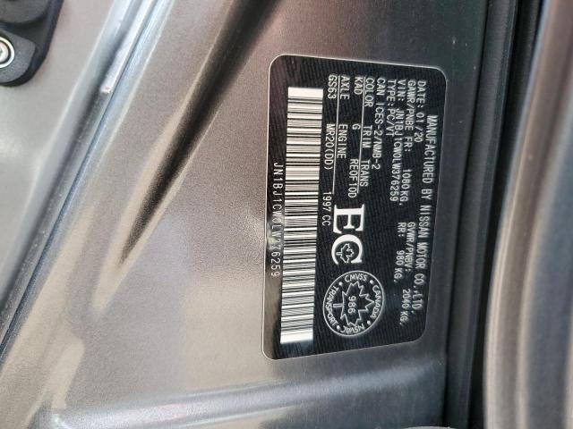 2020 NISSAN ROGUE SPOR JN1BJ1CW0LW376259