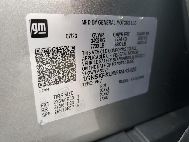 2023 CHEVROLET SUBURBAN K 1GNSKFKD5PR443425