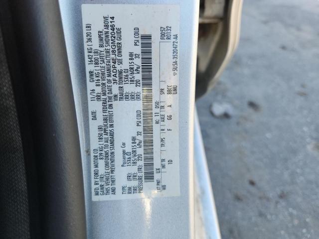 2016 FORD FIESTA SE 3FADP4EJ8GM204614