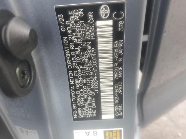 2023 TOYOTA COROLLA LE - JTDBCMFE4PJ003479