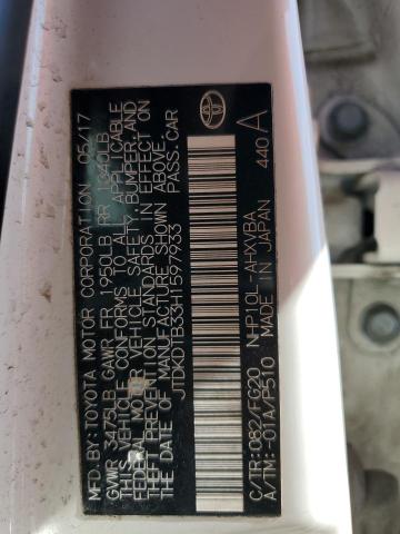 2017 TOYOTA PRIUS C JTDKDTB33H1597933
