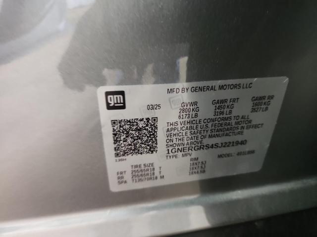 2025 CHEVROLET TRAVERSE L - 1GNERGRS4SJ221940