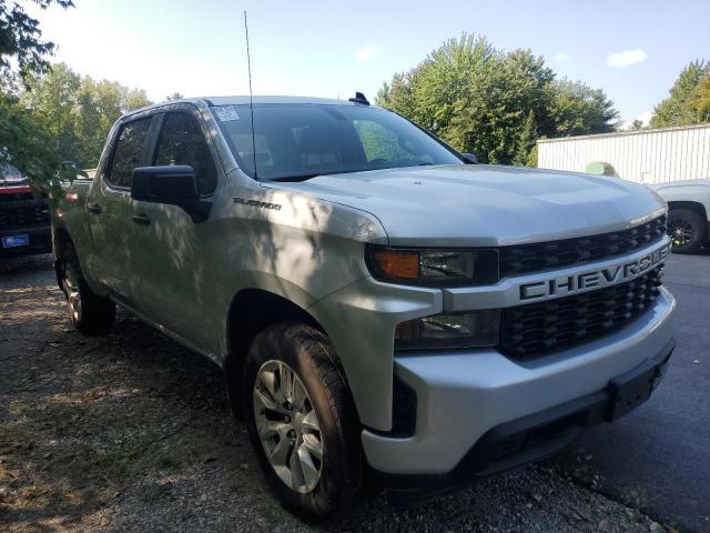 CHEV SILVERADO K1500 CUSTOM 2020 silver  gas 1GCPYBEK9LZ353611 photo #1