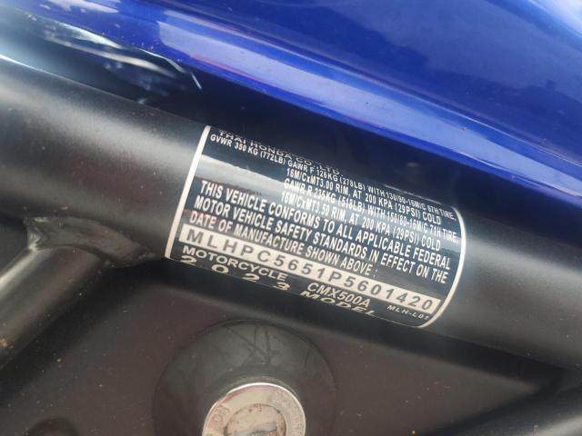 2023 HONDA CMX500 A MLHPC5651P5601420