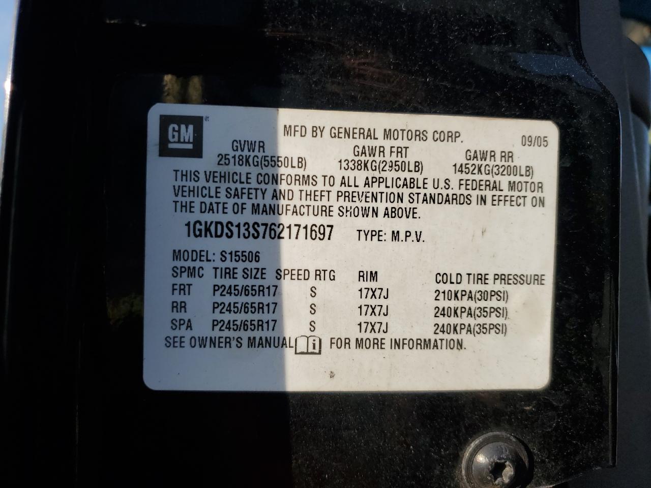 Lot #3290061269 2006 GMC ENVOY