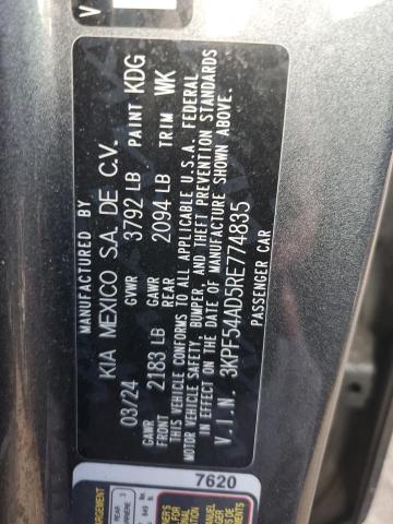 2024 KIA FORTE GT L 3KPF54AD5RE774835