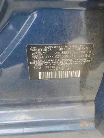 2016 HYUNDAI ELANTRA SE KMHDH4AE2GU520145