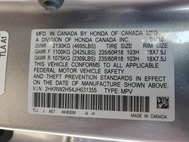 2018 HONDA CR-V EX 2HKRW2H54JH631355