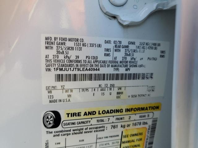 2020 FORD EXPEDITION XLT - 1FMJU1JT9LEA40944