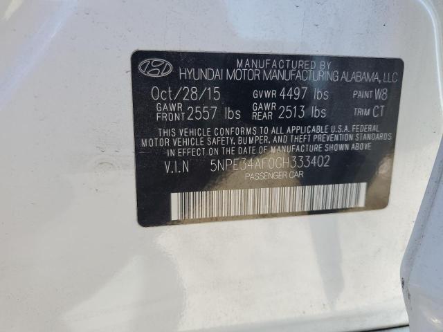 2016 HYUNDAI SONATA SPORT 5NPE34AF0GH333402