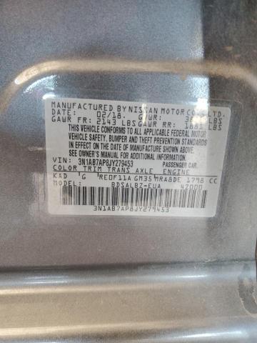 2018 NISSAN SENTRA S - 3N1AB7AP8JY279453