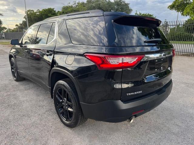 CHEVROLET TRAVERSE LT 2021 black  gas 1GNERGKW7MJ168621 photo #3