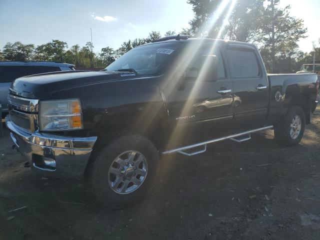 CHEVROLET SILVERADO 2011 black crew pic diesel 1GC1KYC8XBF126588 photo #1
