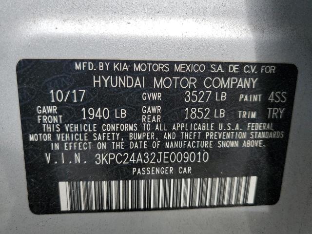 2018 HYUNDAI ACCENT SE 3KPC24A32JE009010