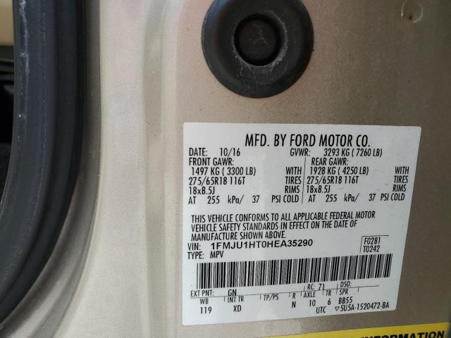 2017 FORD EXPEDITION 1FMJU1HT0HEA35290