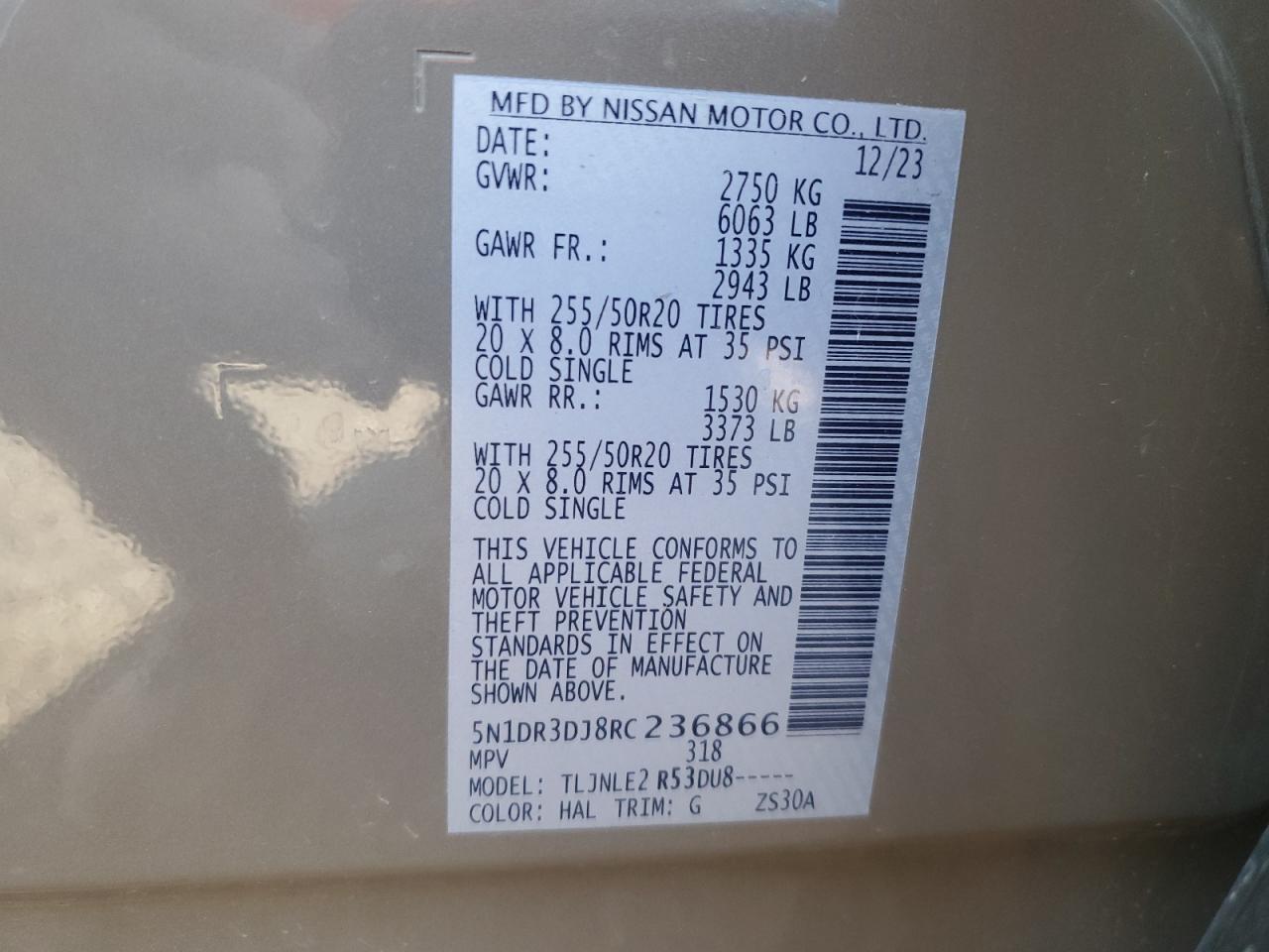 NISSAN PATHFINDER PLATINUM