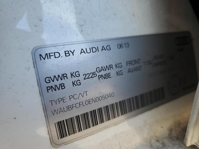 2014 AUDI A4 PREMIUM - WAUBFCFL0EN005040