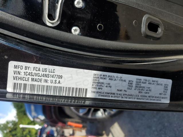 2022 JEEP GRAND WAGO 1C4SJVGJ4NS147709